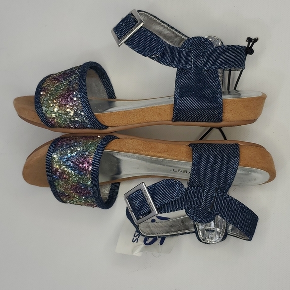 Brand new Nine West Girls Glittery sandals - Picture 10 of 11